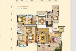 惠来碧桂园5室2厅1厨4卫建面258.07㎡