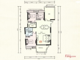 东庆和园3室2厅1厨2卫建面152.17㎡