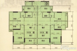 清溪园3室2厅1厨1卫建面99.00㎡