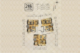 东方阳光3室2厅1厨2卫建面121.85㎡